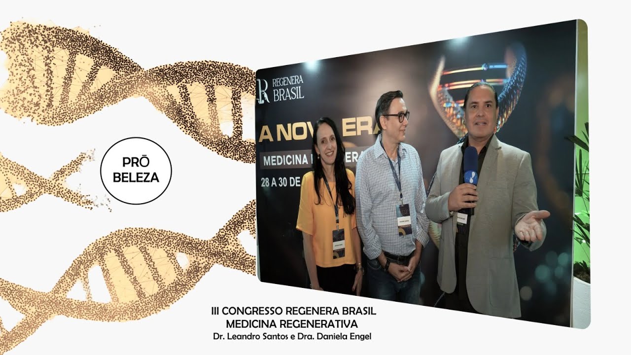 Dr. Leandro Santos e a Dra. Daniela Engel, casal de médicos unidos com a medicina Regenerativa