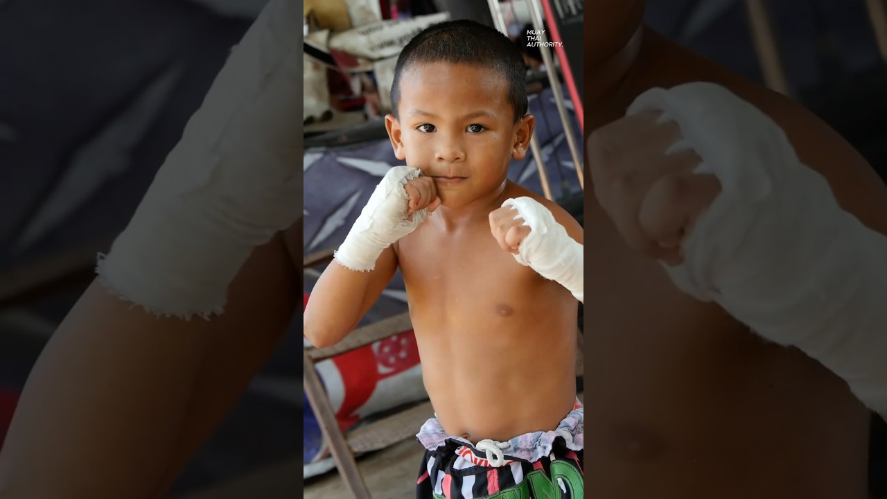 Mini Nak Muay 🇹🇭😁💪#muaythai #martialarts #thailand #kids