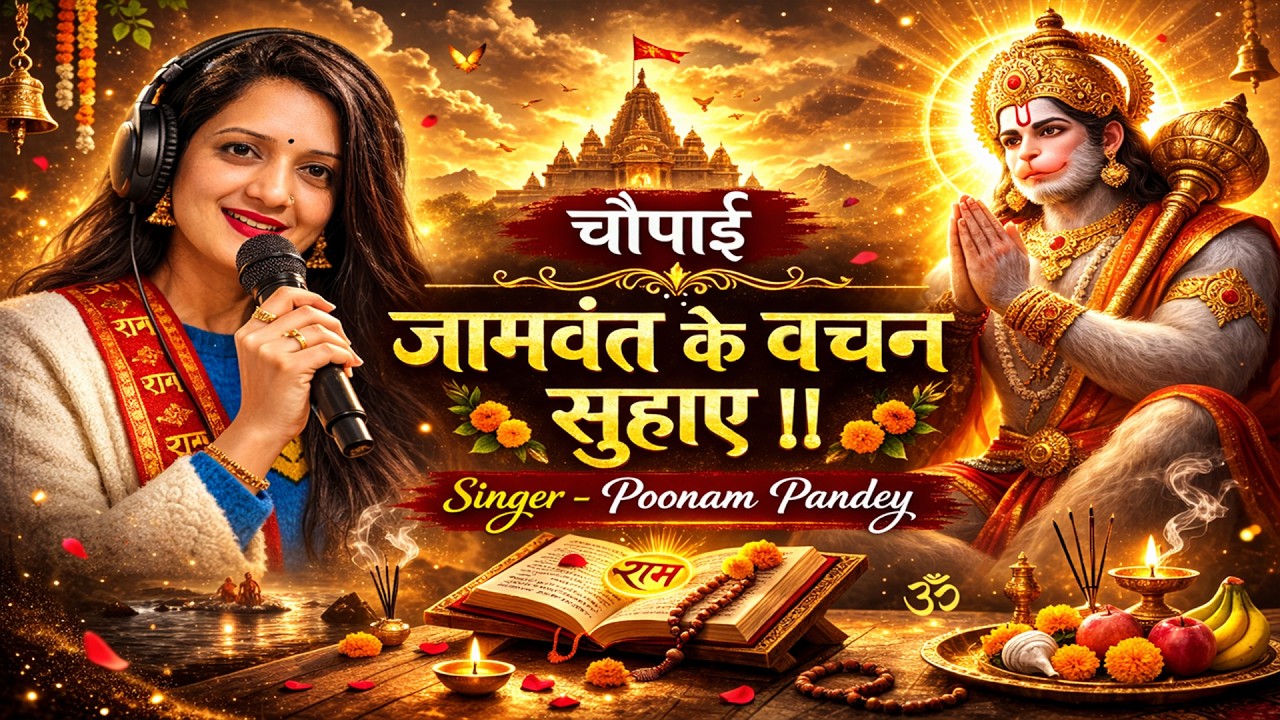 चौपाई जामवंत के वचन सुहाये | Poonam Pandey | Hanuman Chaupai Special | Indian Spiritual Mantras