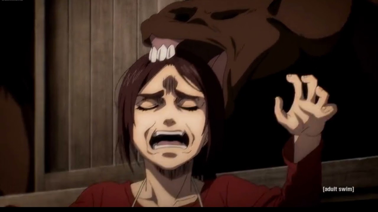 Gabi Gets Bitten by Horse English dub Even Horses hate Gabi Attack on Titan Final Season Episode 11
