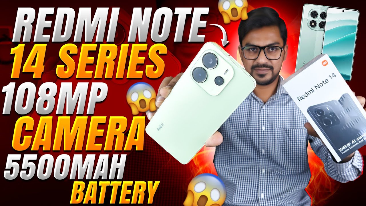Redmi Note 14 Series Launched in Pakistan | 108MP Camera | 5500mAh Battery | Price in Pakistan