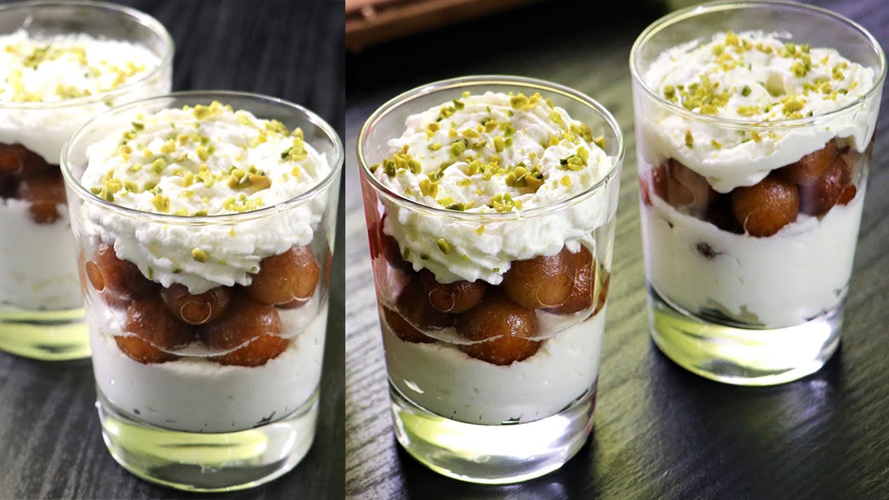 Gulab Jamun Parfait | MTR Gulab Jamun Parfait Indian Fusion Dessert