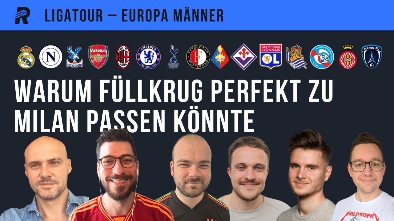 LIGATOUR EUROPA: Alonso, Mertesacker, Füllkrug, Glasner, ter Stegen u.v.m