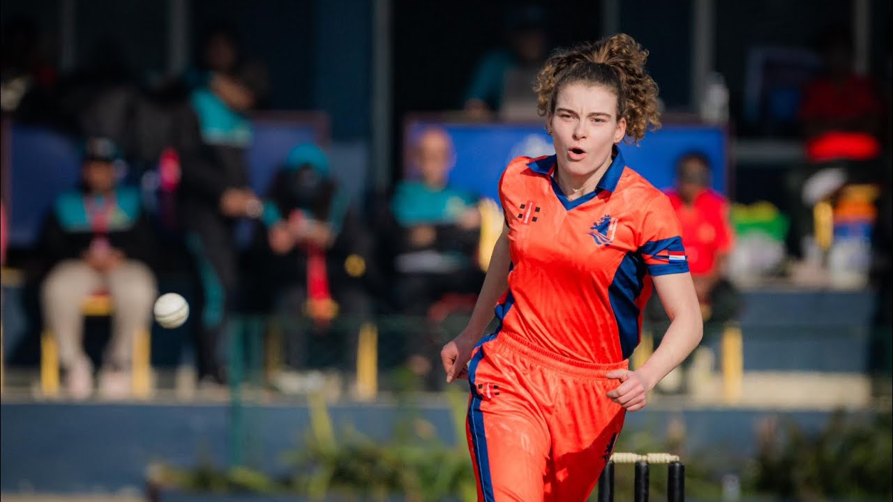 Isabel van der Woning Bowling Highlights | One of the Fastest Associate Bowlers | #dutchcricket