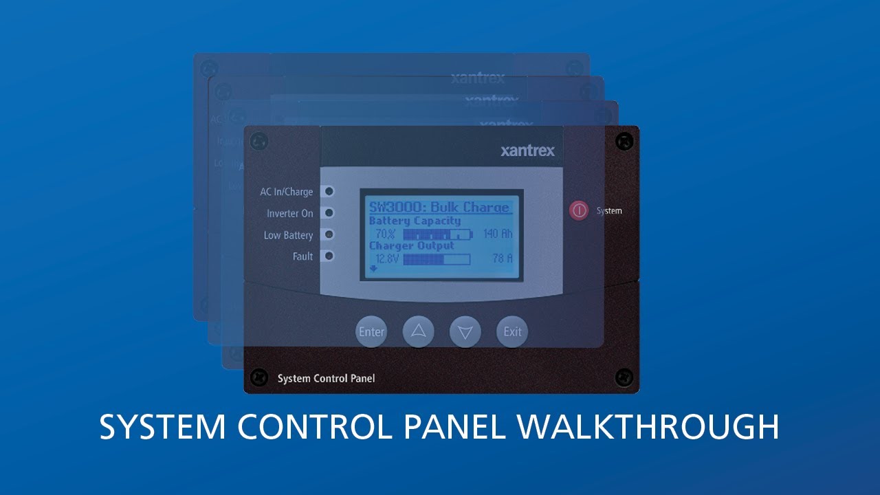 FREEDOM SW System Control Panel Walkthrough with Inverter Service Center