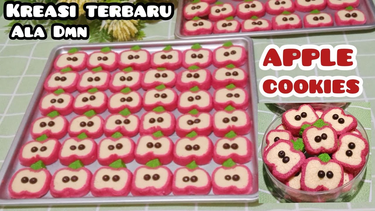 KREASI TERBARU 2022 ‼️ APPLE COOKIES ‼️ KUE KERING APEL ~ @DapurMamaNinda