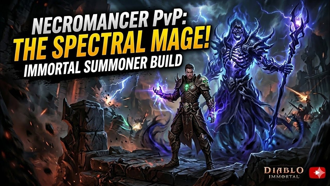 NEW NECROMANCER SUMMONER META: Melt Everything #DiabloImmortal #Necromancer#Summoner#PvP #Meta 