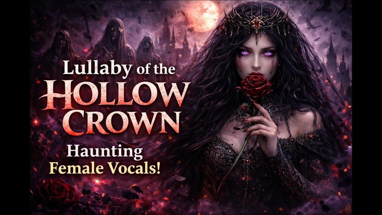 Lullaby of the Hollow Crown | Dark Fantasy Music | Haunting Female Vocals | Gothic Melodic Song