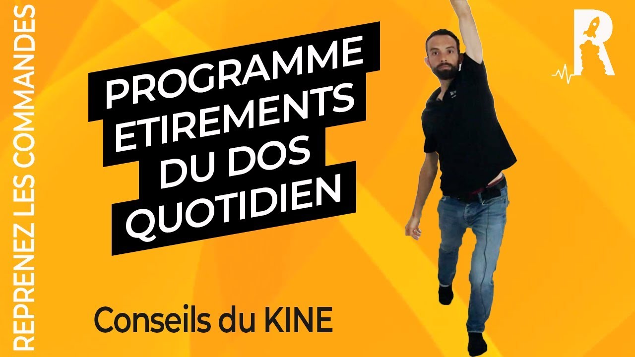 3 exercices d'assouplissements pour le dos (Kiné)