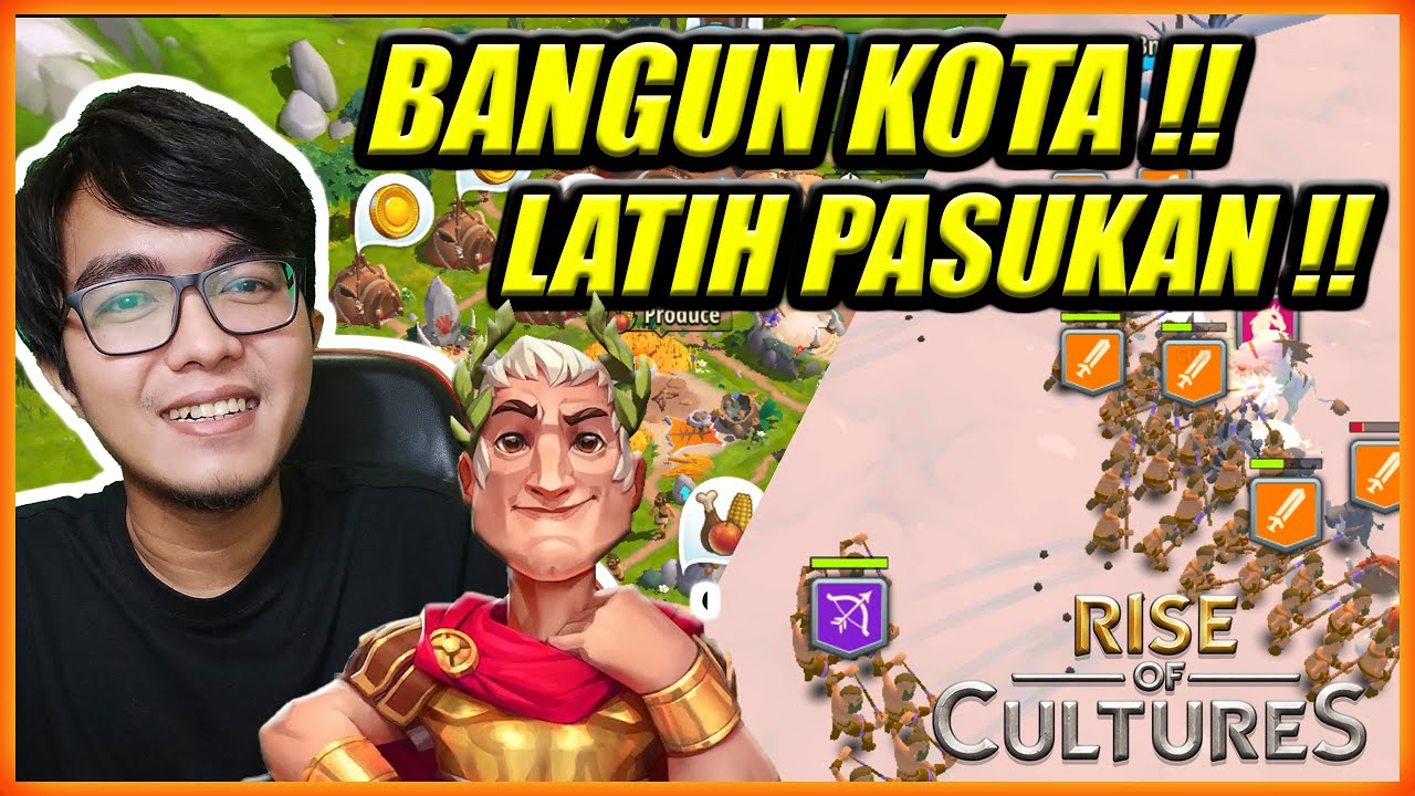 AYO BANGUN KOTA DAN BERPERANG !! GAME STRATEGI ANDROID 2023 RISE OF CULTURES !!