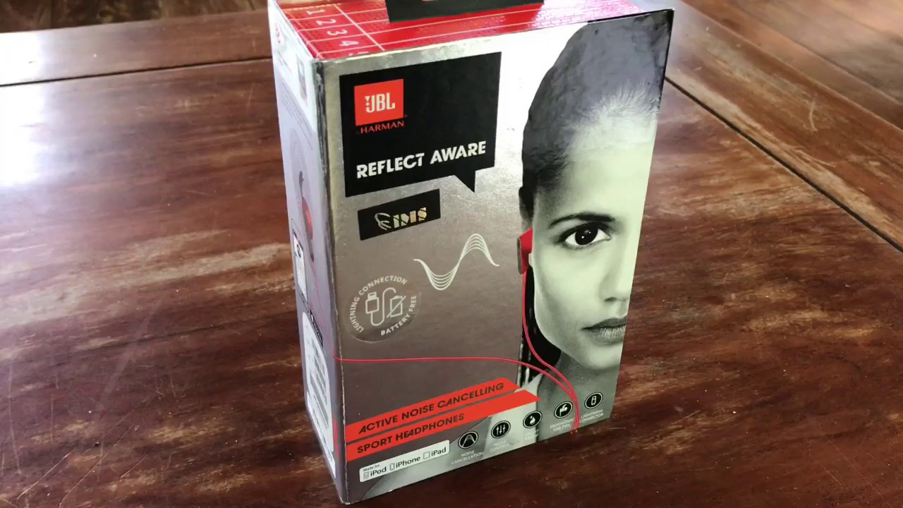 Splash proof JBL Reflect Aware Review (noise cancelling lightning earphones)