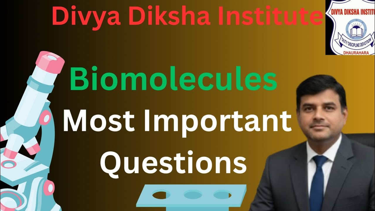 Biomolecules Class 12 Chemistry | Most Important Questions for Boards 💯