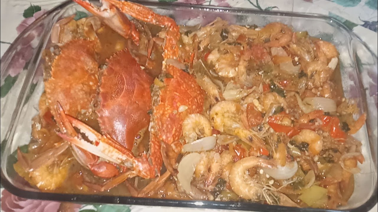 طاجن جمبري وكابوريا بالصوص الأحمر حكاااية😋 جربي وادعيلى 🌹