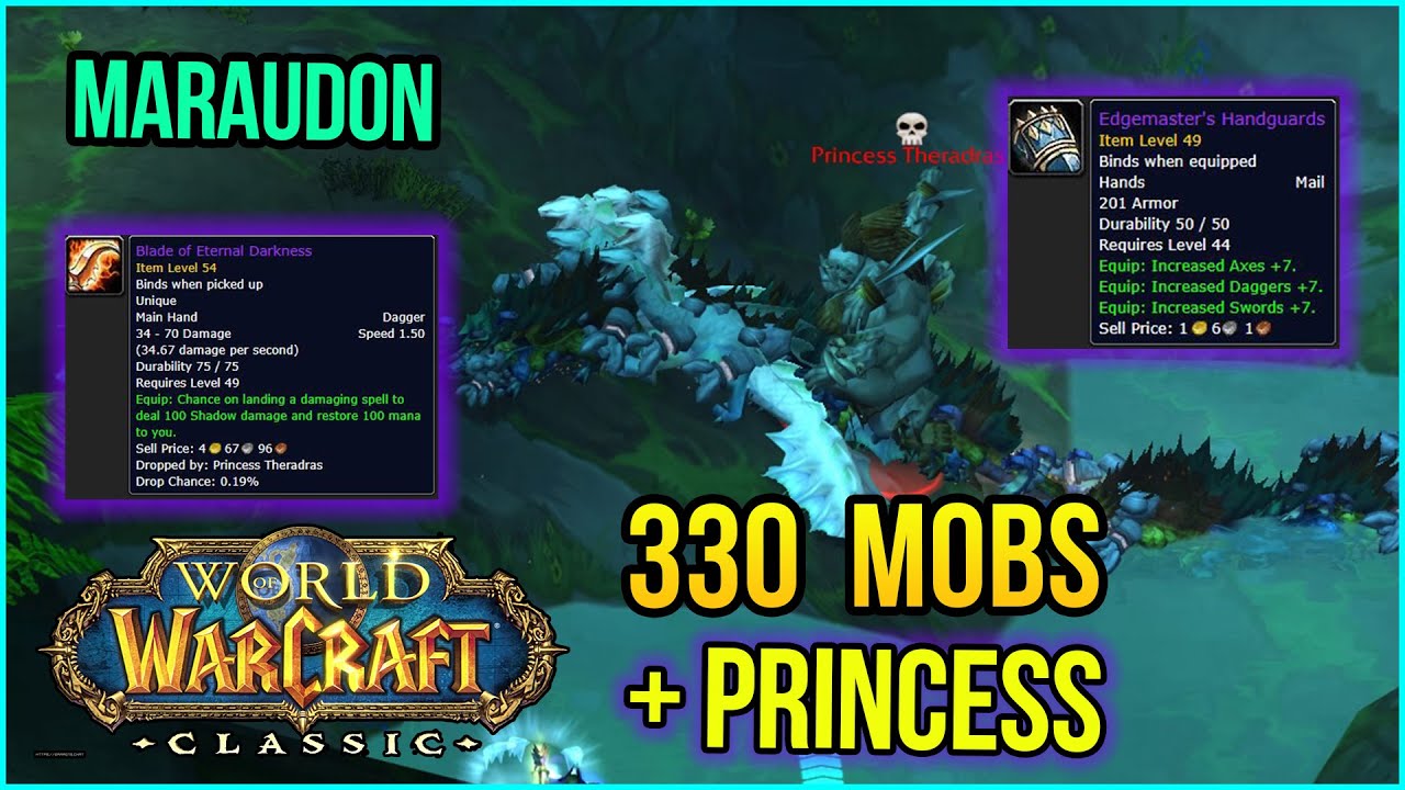 WoW Classic - Princess and 330+ MOBS in 1 pull in 17 Mins | Posssible 300+ Gold/Hr