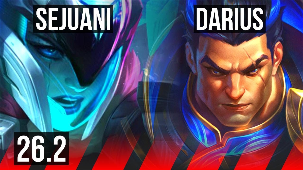 SEJUANI vs DARIUS (TOP) | 35K damage | EUW Grandmaster | 26.2