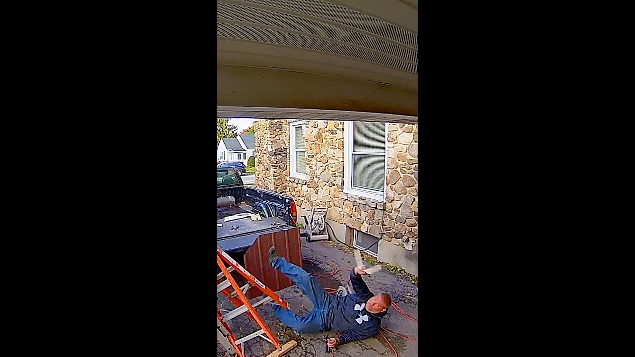 Guess today is his lucky day #construction #fail