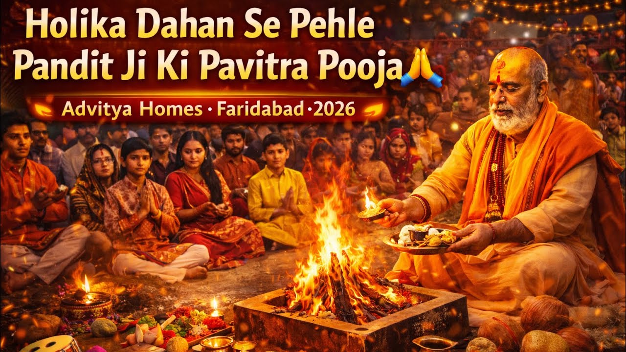 Live: Holika Dahan Se Pehle Pandit Ji Ki Pavitra Pooja 🙏🔥
