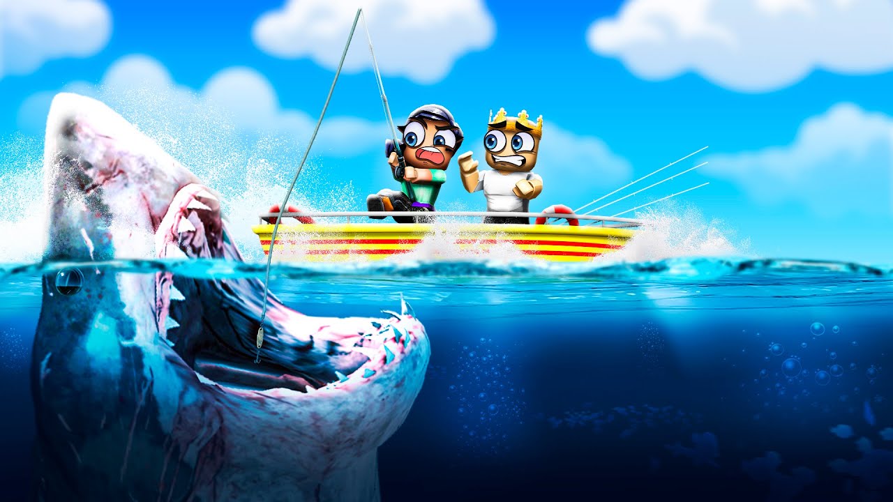Catching a GIANT SHARK In Roblox
