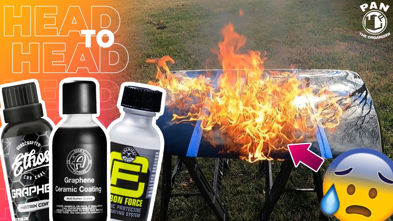 Chemical Guys Carbon Force vs Adam&rsquo;s Graphene vs Ethos Graphene!! CRAZY BATTLE! SHOCKING RESULTS !!