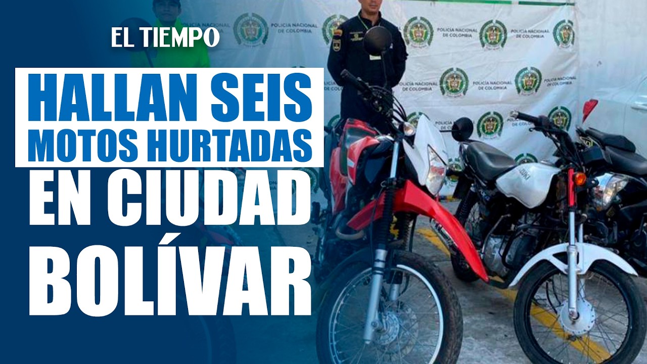 Capturan a mujer tras hallazgo de motos robadas en Ciudad Bolívar | EL TIEMPO