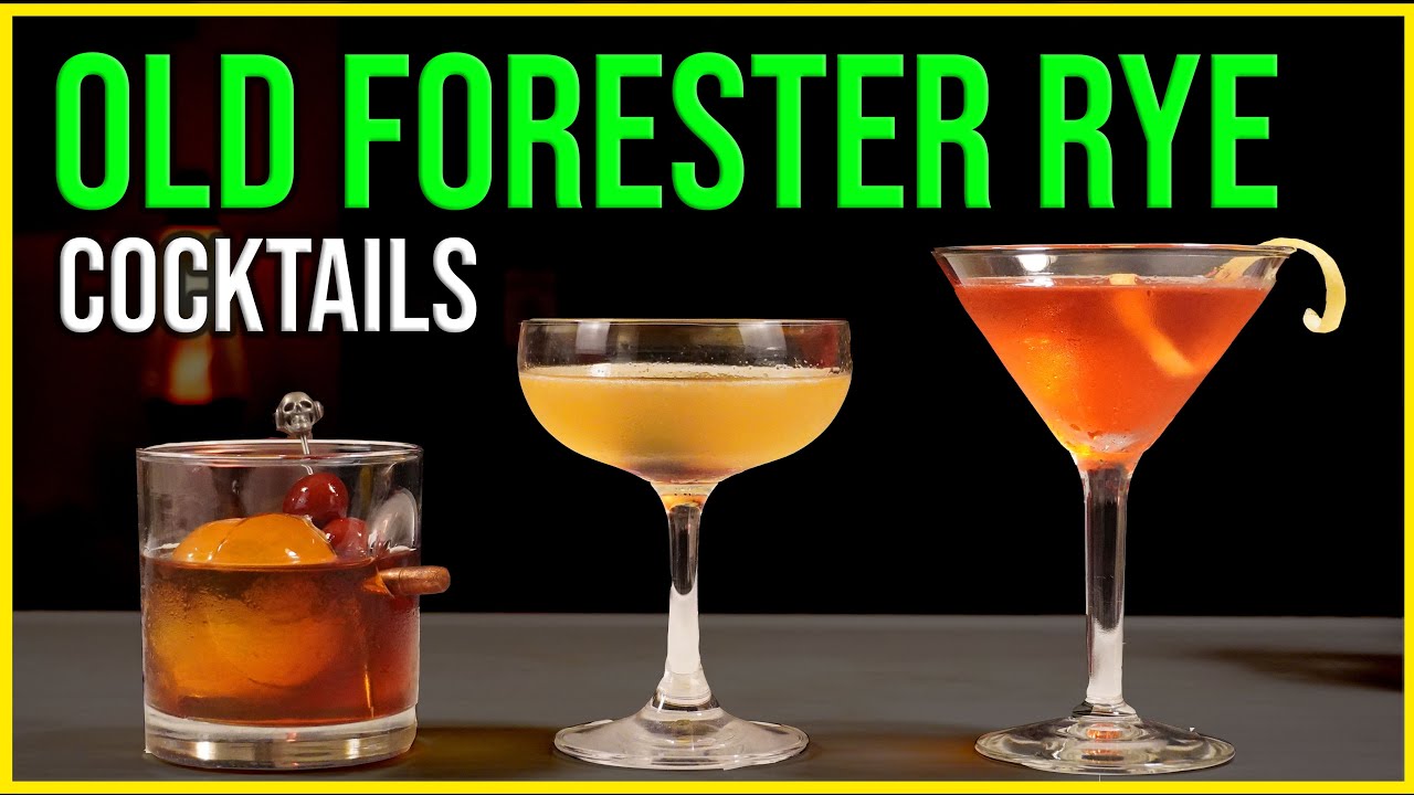 Craft Perfect Old Forester Rye Cocktails