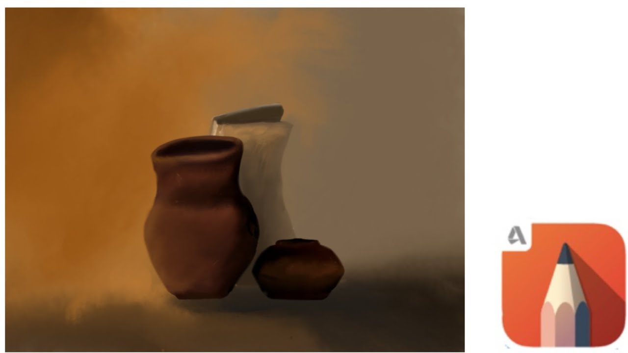 Digital oil painting // using Autodesk sketchbook // Art journey