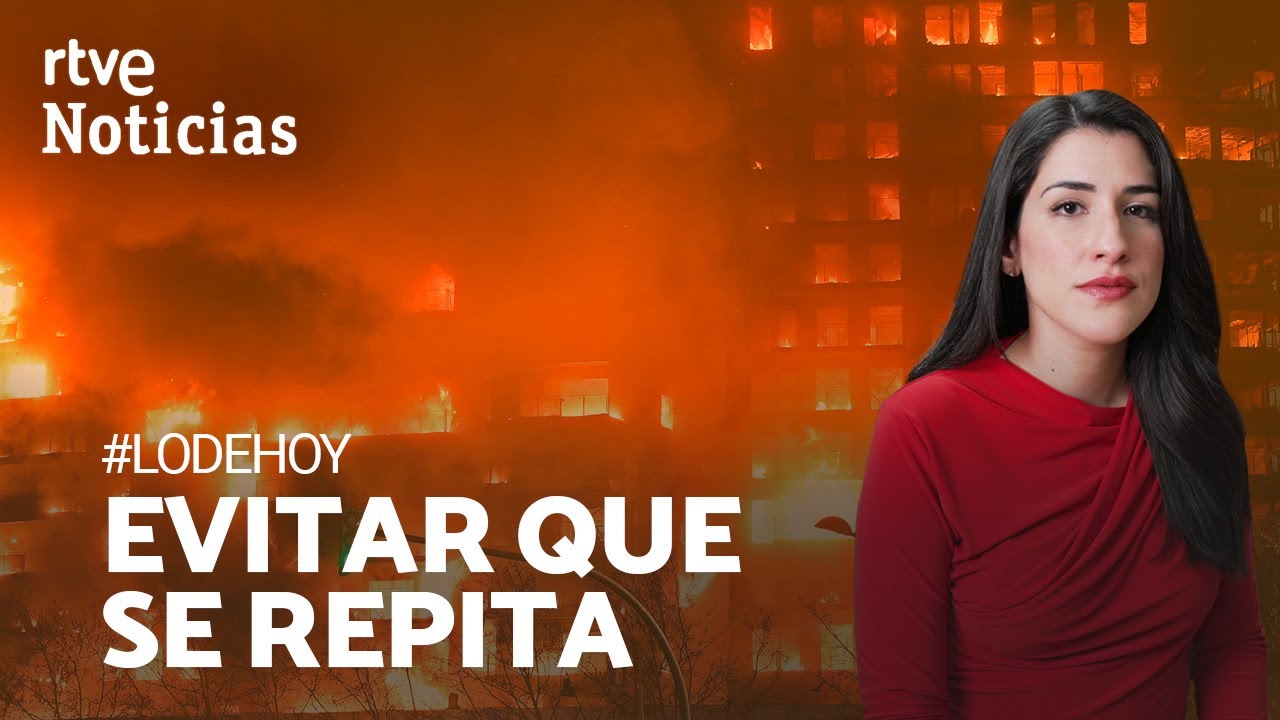 INCENDIO VALENCIA: FACHADAS con MATERIAL COMBUSTIBLE, ¿son LEGALES? | RTVE Noticias