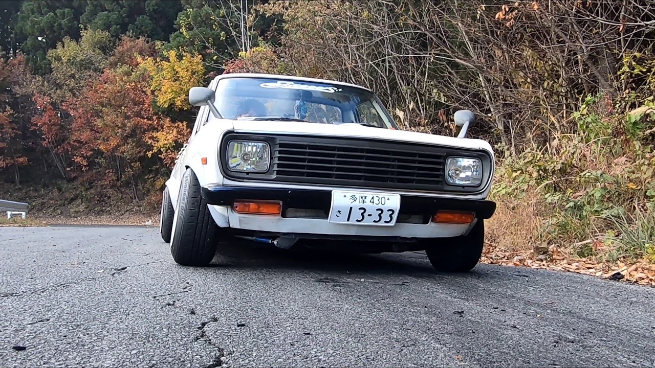 2020.11.9  群サイ臨時駐車場　サニー　サニトラ　ドリフト
