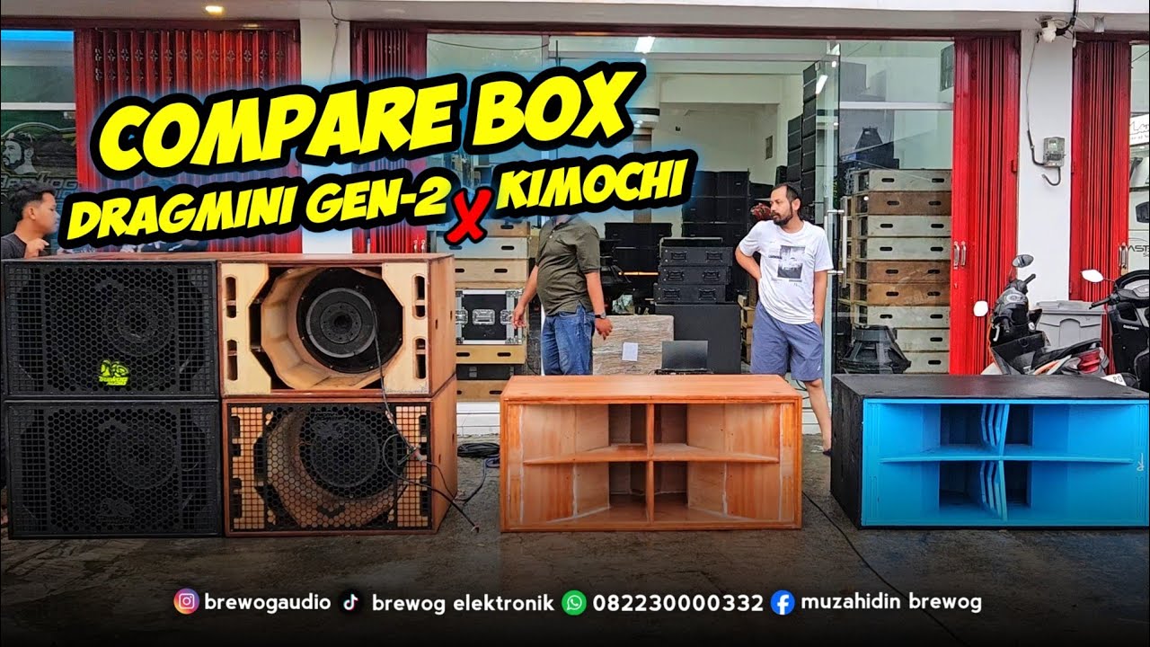 UJI COBA TERBARU !! KITA COBA COMPARE BOX DRAGMINI GEN-2 DENGAN BOX KIMOCHI ?! FULL 21 INCH 