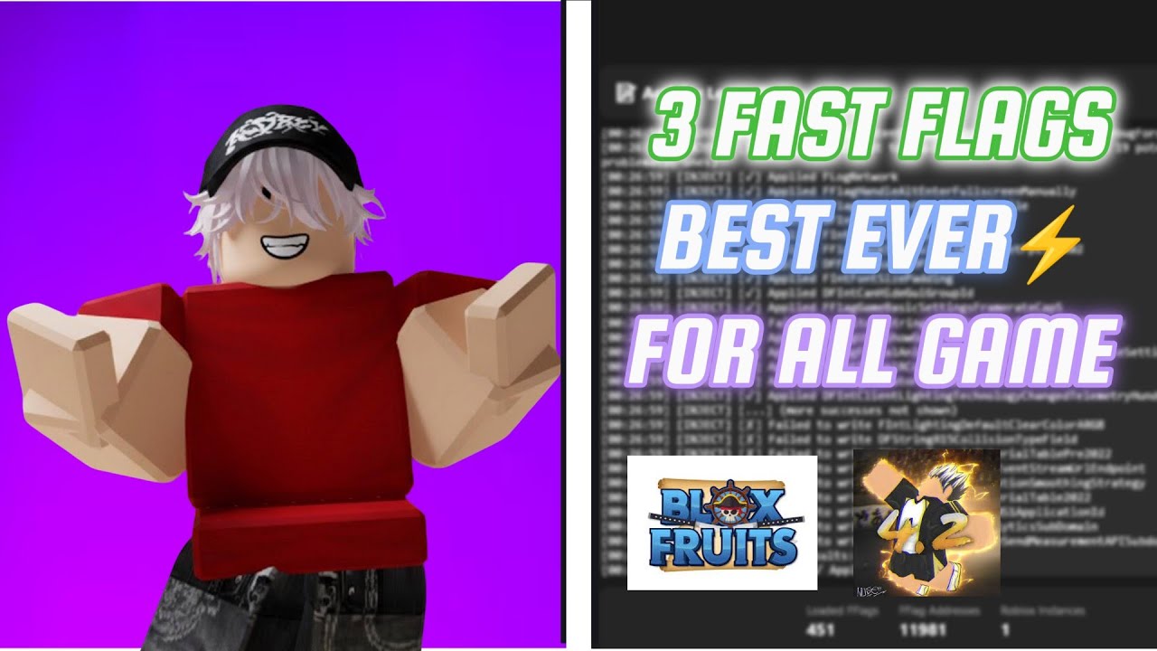 3 BEST EVER FAST FLAGS FOR ALL GAMES (2026) | ROBLOX