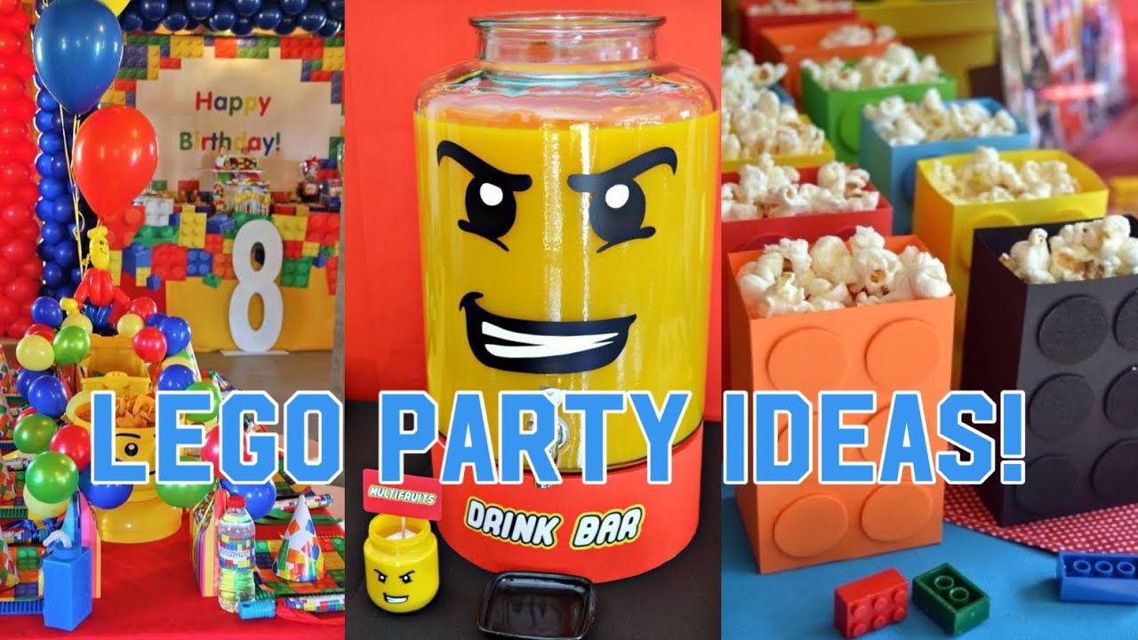 Lego Birthday Party Ideas!! DIY Decor, Treats, and Much More!! How To/DIY