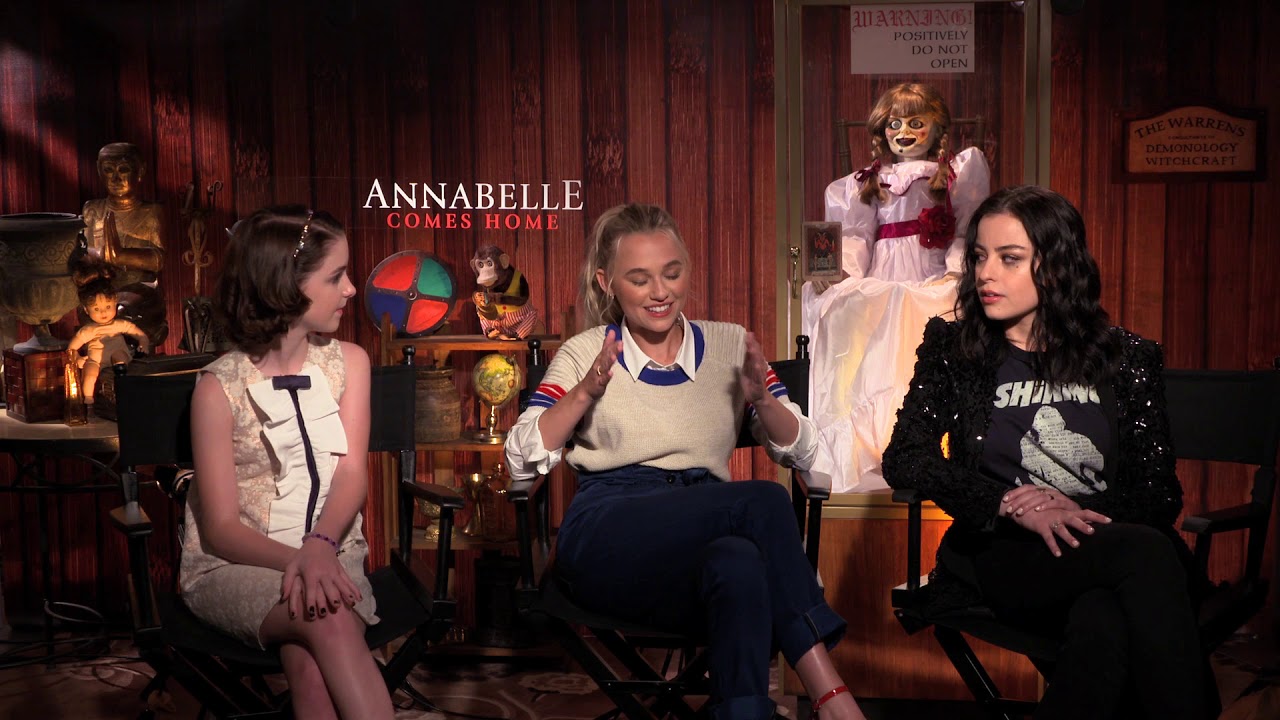 Annabelle Comes Home Cast Interview with McKenna Grace, Madison Iseman & Katie Sarife