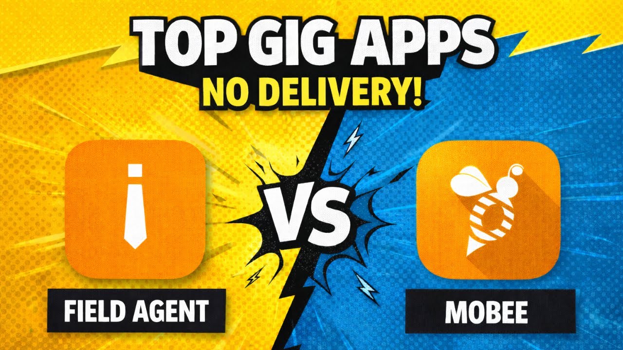Field Agent vs  Mobee &ndash; Best Gig Apps No Delivery!