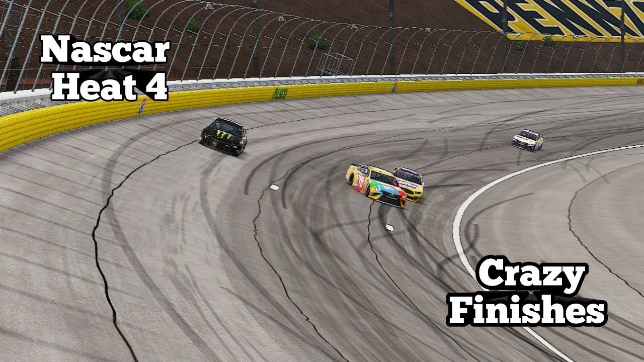 Nascar Heat 4 Crazy Finishes #3