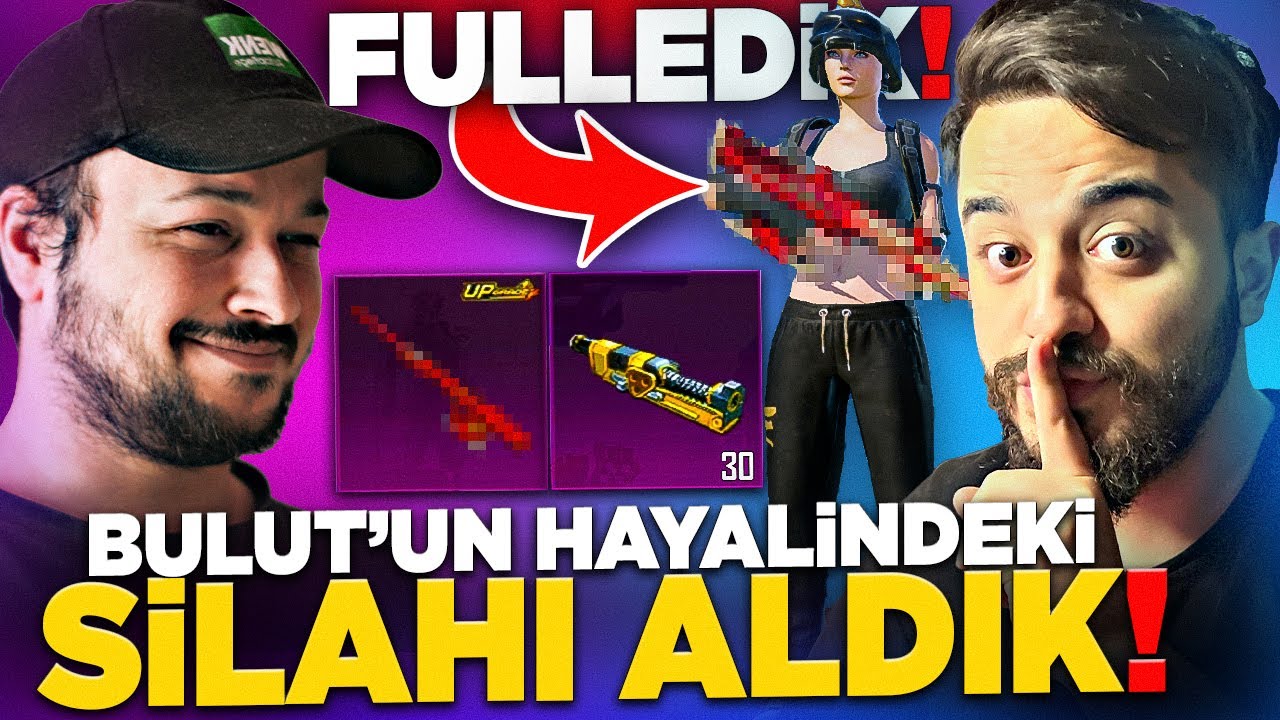 BULUTUN EN SEVDİĞİ SİLAHI SONUNDA ÇIKARTTIK ve FULLEDİK! (ÇOK SEVİNDİ) PUBG Mobile