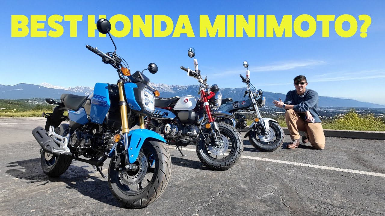 Which Honda MiniMoto Is The Best To Buy? Grom vs Monkey vs Dax 125!