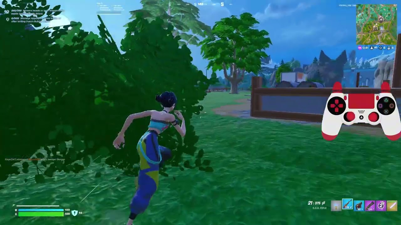 Fortnite Zoey (Huntr/x) Skin Gameplay
