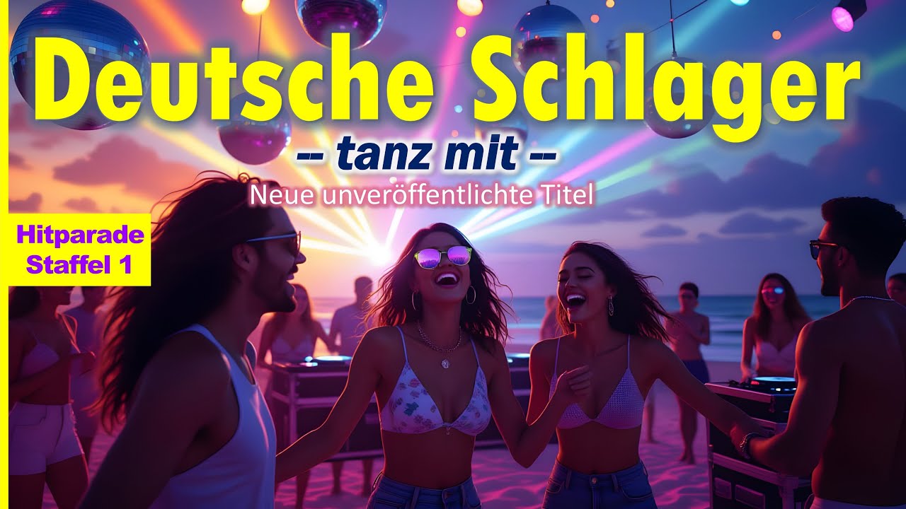Schlager Hitparade Playlist Staffel 1| Die Neuvorstellungen als Party Playlist von Platz 9 bis 1