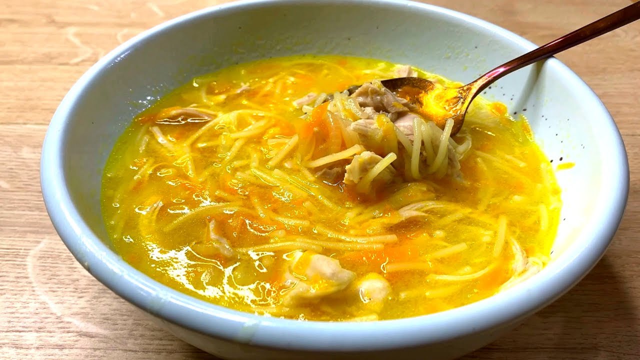 Куриный суп по-Турецки! Одной тарелки мало! Рецепт вкусного и полезного супа!