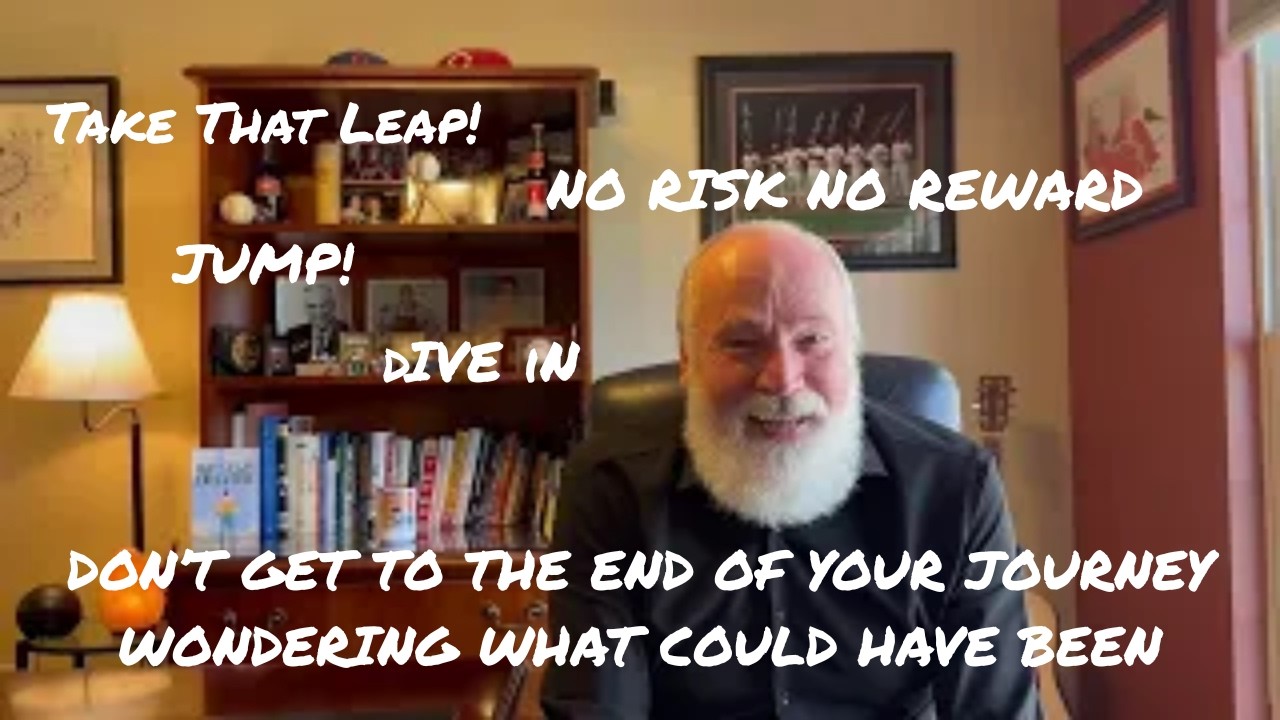 DIVE IN, JUMP, TAKE THE LEAP!