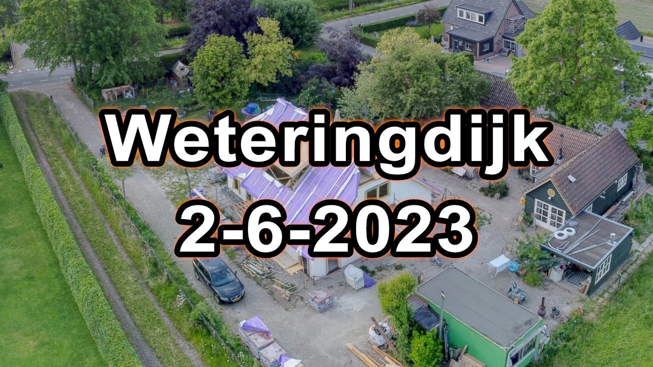 Huis in aanbouw // Weteringdijk Oene // Drone // 2-6-2023