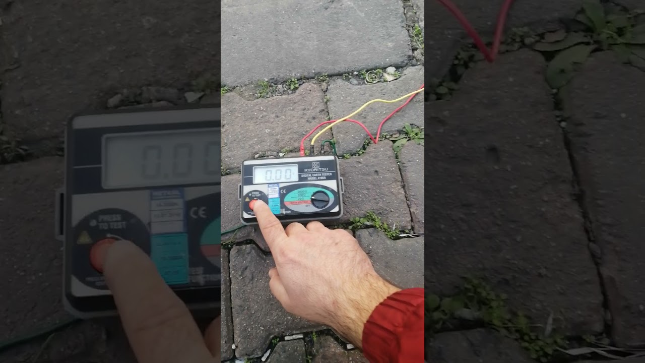 Topraklama  &ouml;l&ccedil;&uuml;m&uuml;, meger cihazı  ile