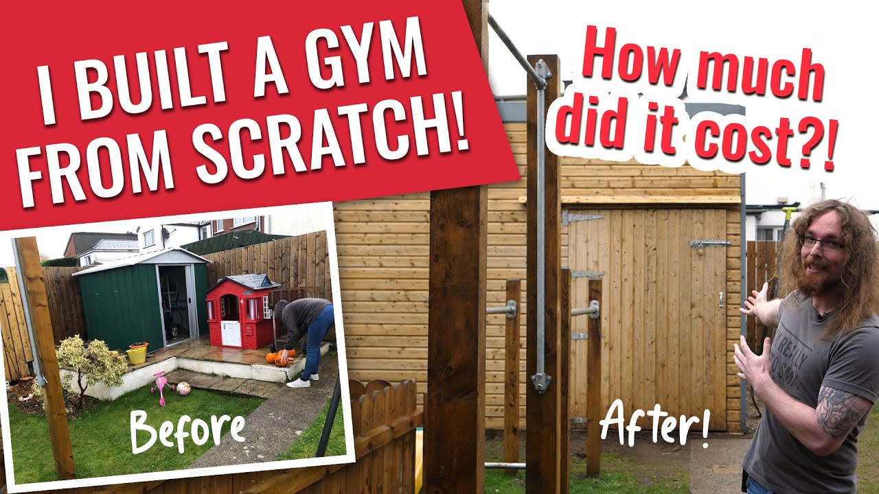 I Built A Gym From Scratch // Building a Home Gym Vlog