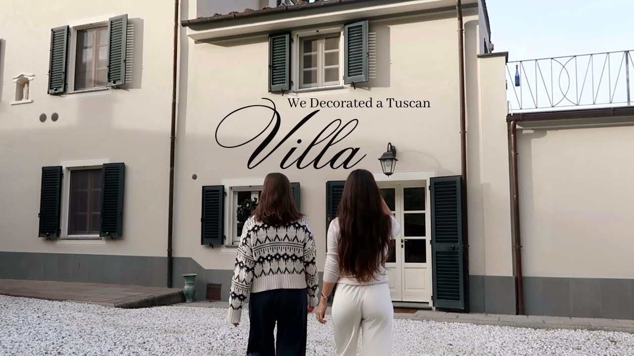 WE DECORATED A TUSCAN VILLA FOR CHRISTMAS & LUCCA'S MAGICAL CHRISTMAS LIGHTS | Alessandra Rosa