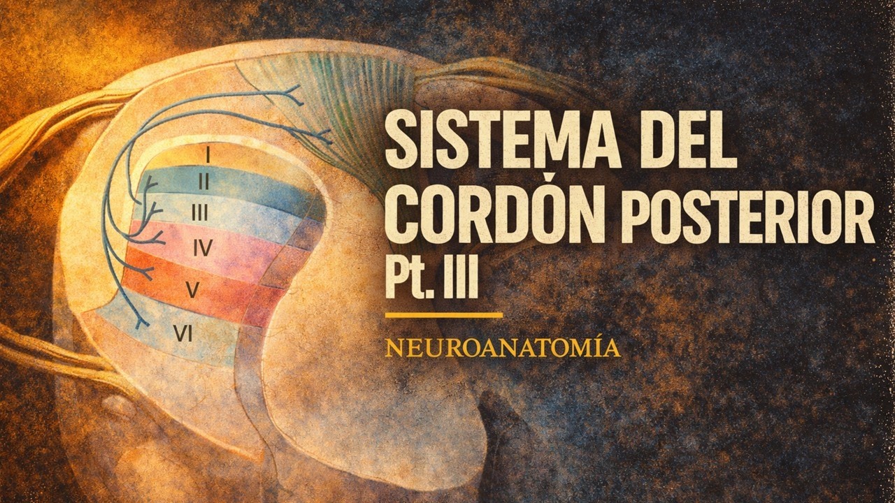 Neuroanatomía - Sistema del Cordón Posterior/Lemnisco Medial (Origen, Función, Trayecto, Semiología)