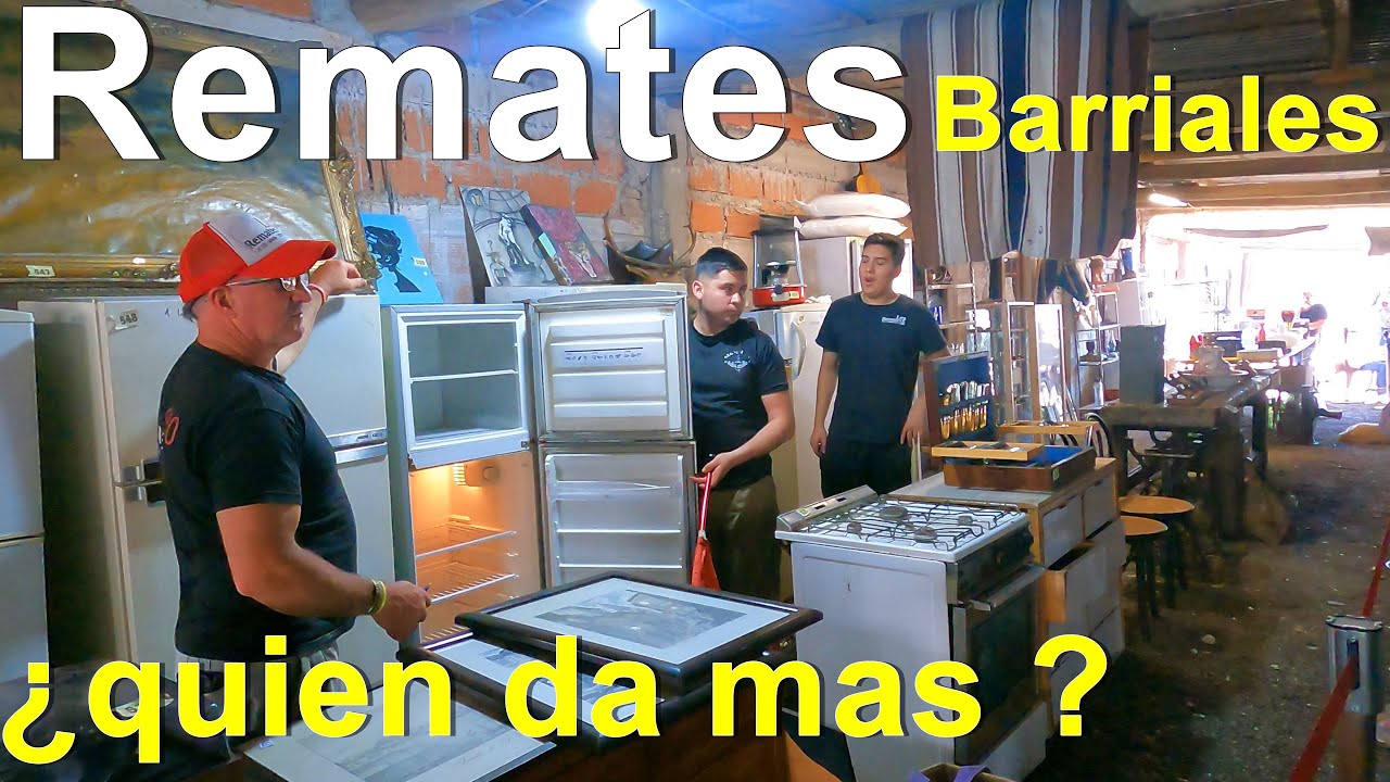 Remates barriales : quien da más? Acá se remata todo !!!