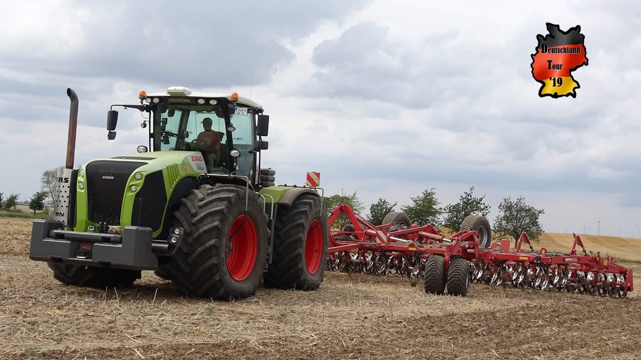 Claas Xerion 5000 | Horsch Terrano 10FM | Deutschland Tour 2019