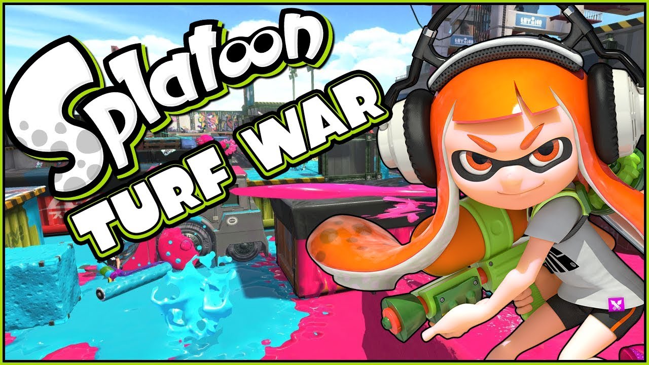 OLD URCHIN UNDERPASS NO COMMENTARY TURF WAR Splatoon Online Multiplayer Gameplay  - DarkLightBros