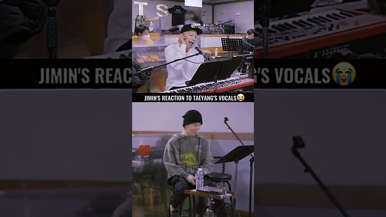 Jimin&rsquo;s reaction to Taeyang vocals😭 the cutest fanboy ever!