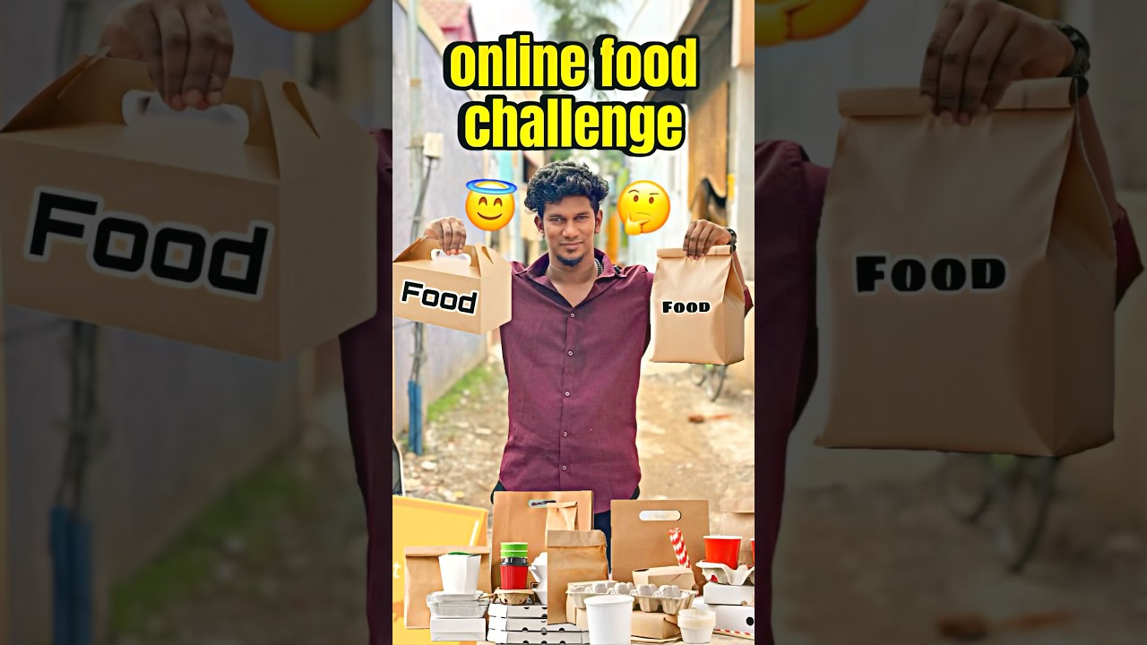 one day online purchasing food challenge😍🤫